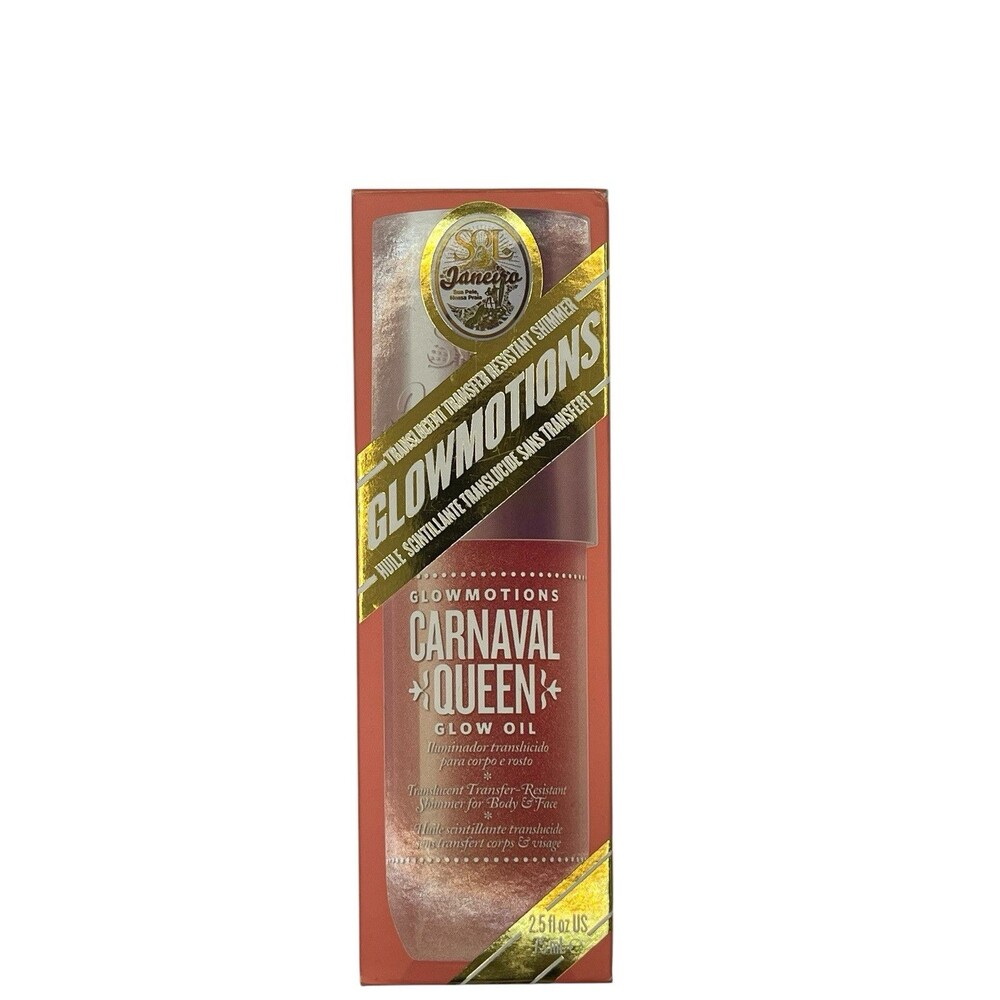 Sol de janeiro glowmotions Carnival Queen Carnaval Glow Oil Dewy Pink 2.5 OZ NIB